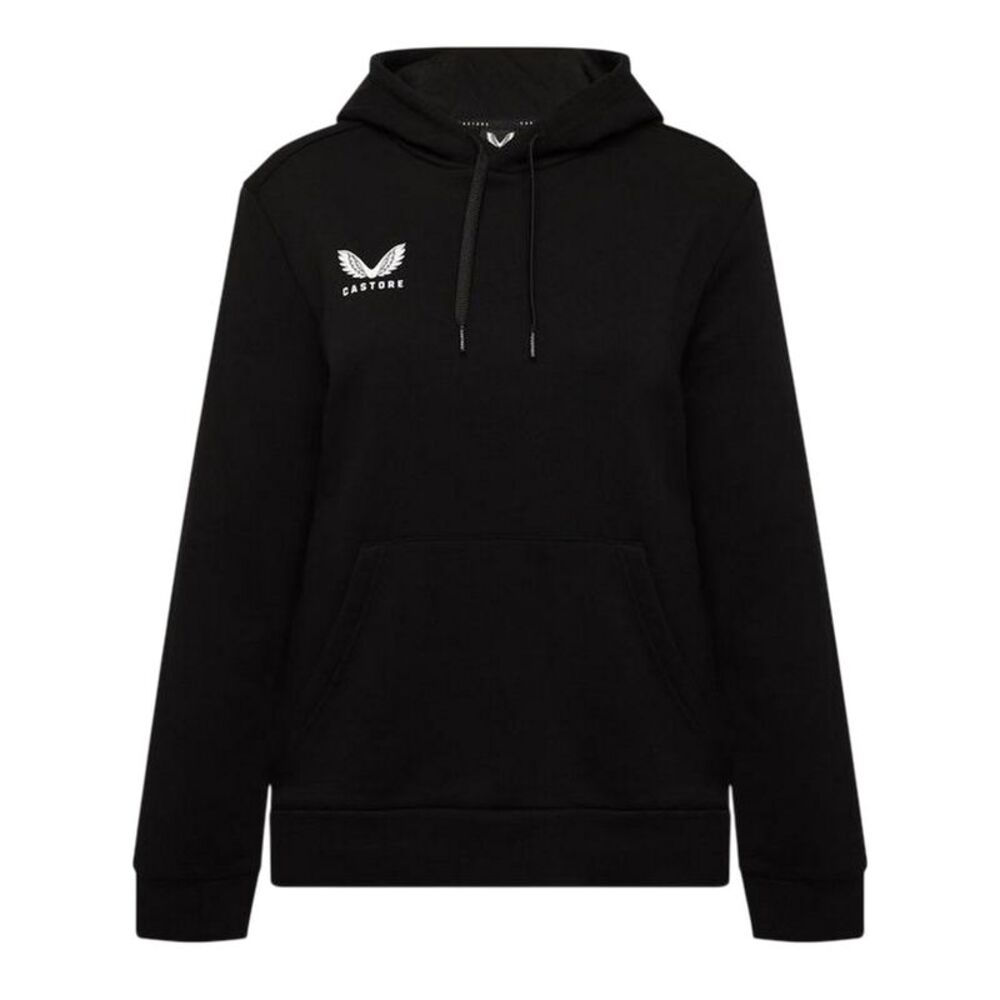 Castore Womens/Ladies Long-Sleeved Drawstring Hoodie / Caviar